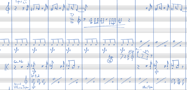PARTITURA DE «WAR OF THE GODS»