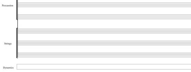 TEMPLATE – SHEET «REDUCED ORCHESTRA»
